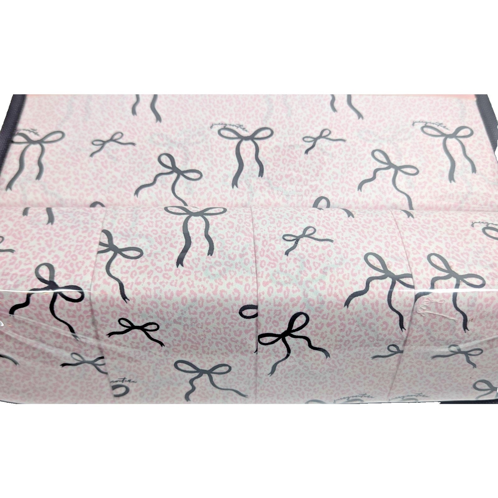 Juicy Couture Hot Pink Cheetah Print Crown Logo 6 Piece King Sheet Set