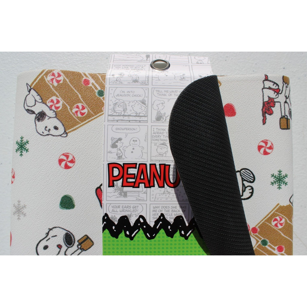 Peanuts Snoopy Christmas Candy Gingerbread Doghouse Dish Drying Mat 18x24
