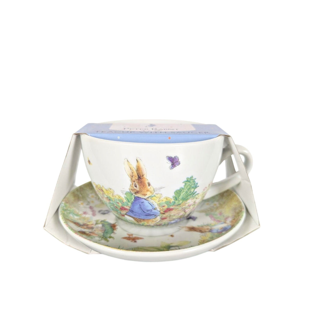 The World of Peter Rabbit Beatrix Potter Teacup with Saucer Ceramic Set