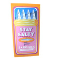 Betsey Johnson Beach Towel 36"x68" Stay Salty, 100% Cotton