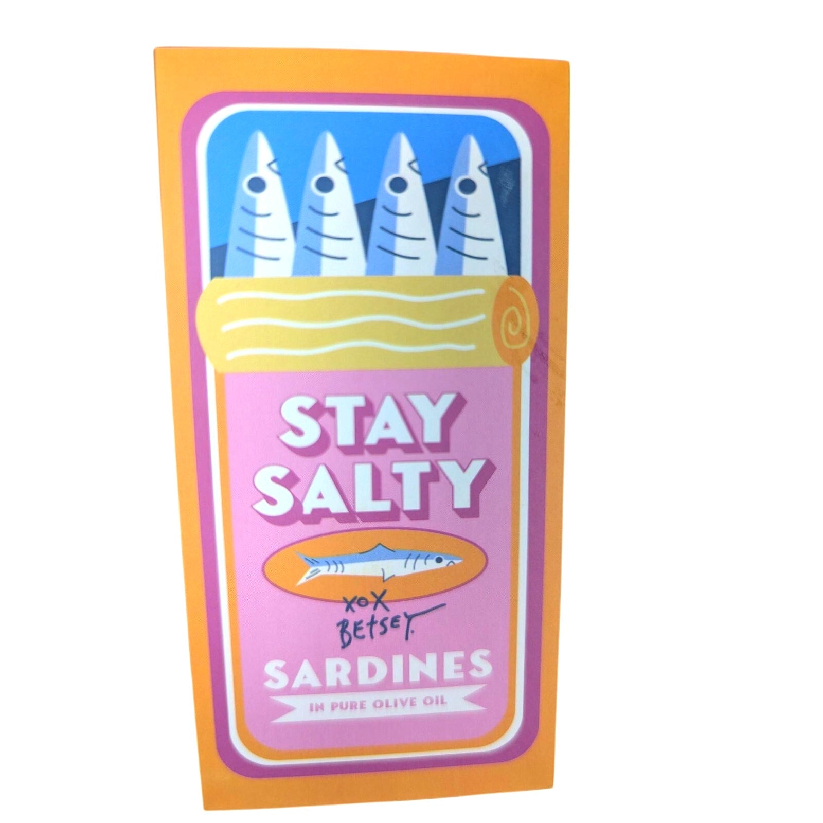 Betsey Johnson Beach Towel 36"x68" Stay Salty, 100% Cotton