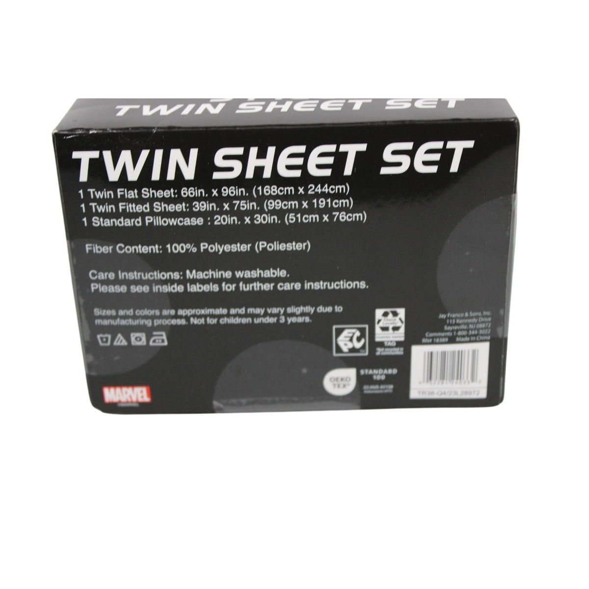 Marvel AVENGERS Twin Sheet Set 1 Fitted 1 Flat Sheet 1 Pillowcase 3 Piece