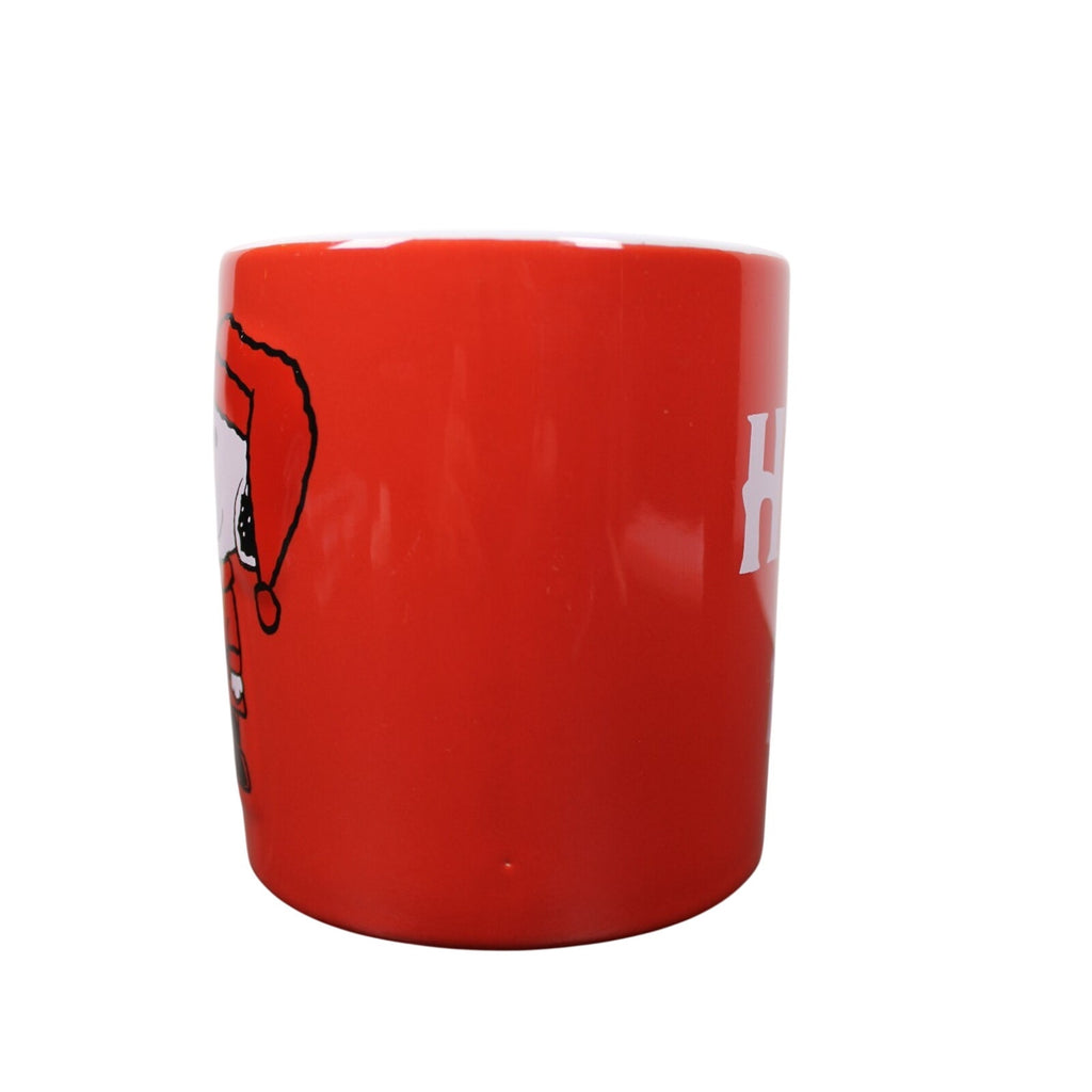 NEW Peanuts Santa Snoopy And Woodstock Ho! Ho! Ho! Ceramic Winter Mug