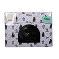 Halloween Haunted Black Cats/Hats/Bows KING Mystic Moon 6 Piece Sheet Set