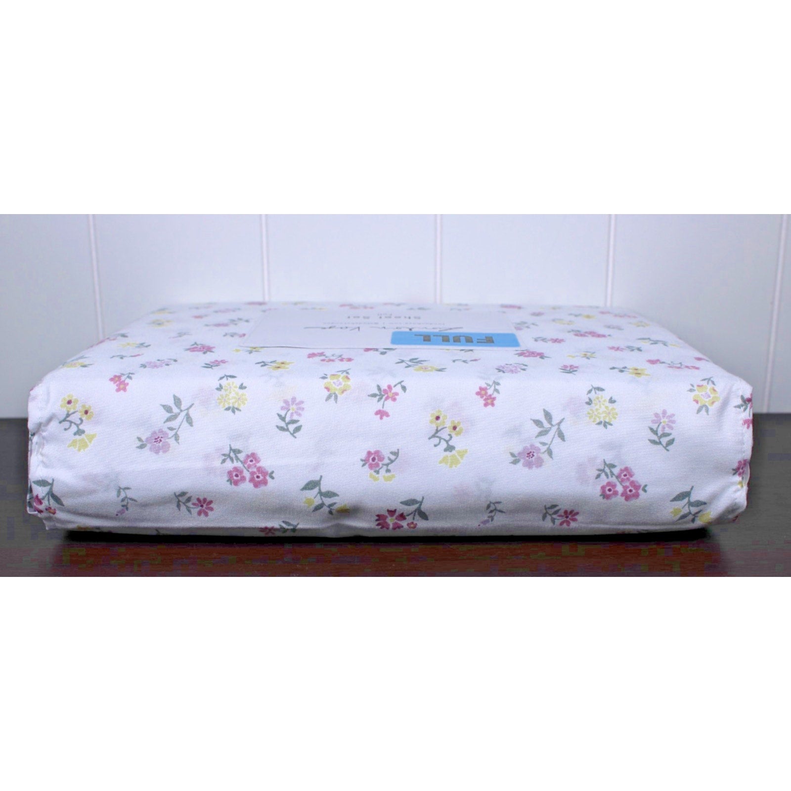 London Kaye Pink & Yellow Flower Garden Soft Brushed Full Sheet Set NEW