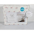 The Farmhouse Rachel Ashwell Pink Rose, Bows, Floral Queen Sheet Set, NEW