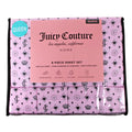 Juicy Couture Queen 6 pc Bed Sheet Set JC Logo Crown Heart Diamond Print