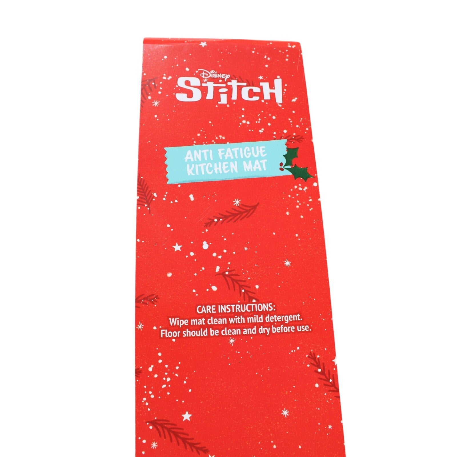 Disney Stitch Anti Fatigue Kitchen Mat 18 X 30” Christmas Tree Santa Hat NEW