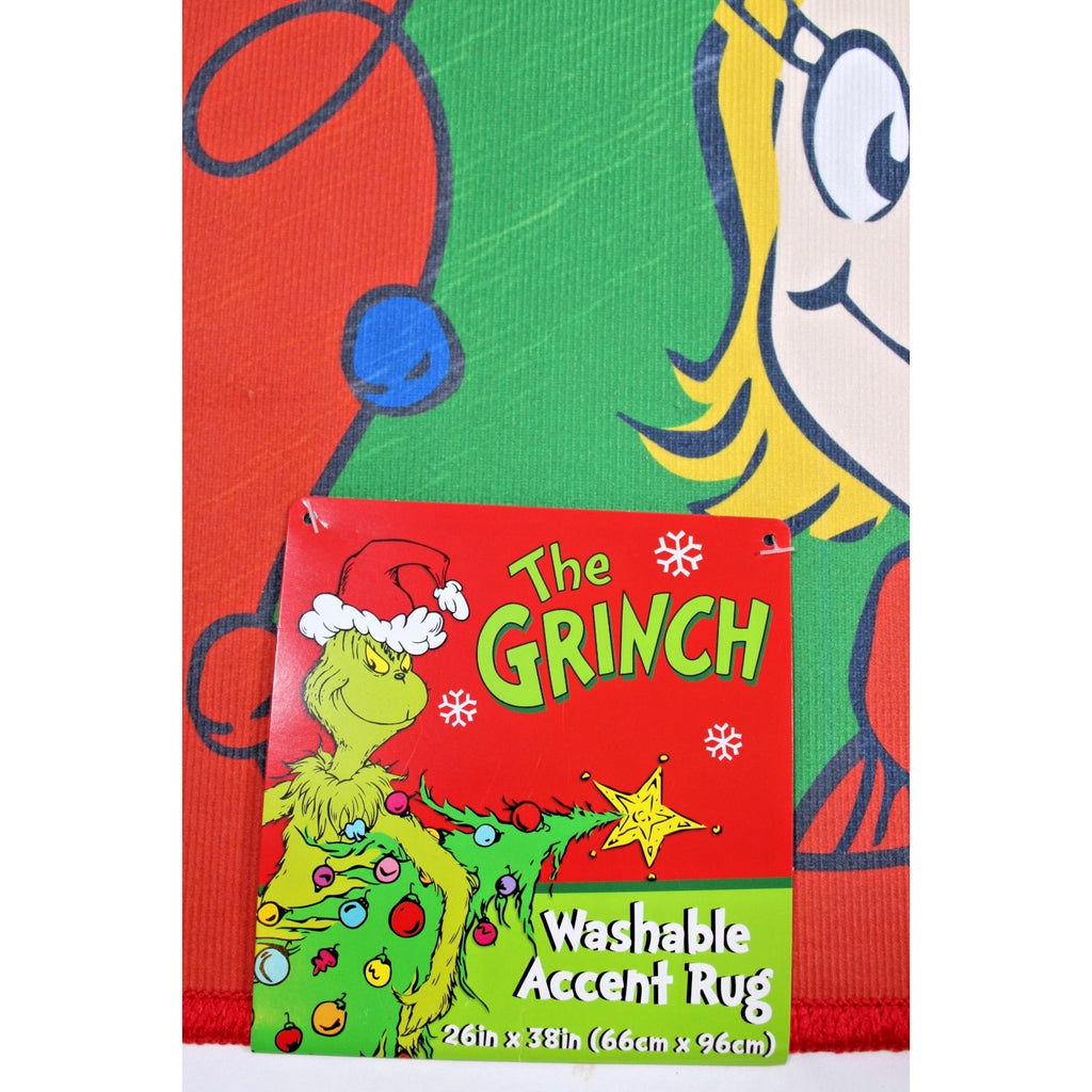 Dr. Seuss's The Grinch, Cindy Lou & Max Christmas Accent Rug 26" x 38” NWT.