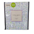 Laura Ashley Spring Animal Flowers Furry Friends 3-pc TWIN Sheet Set - New
