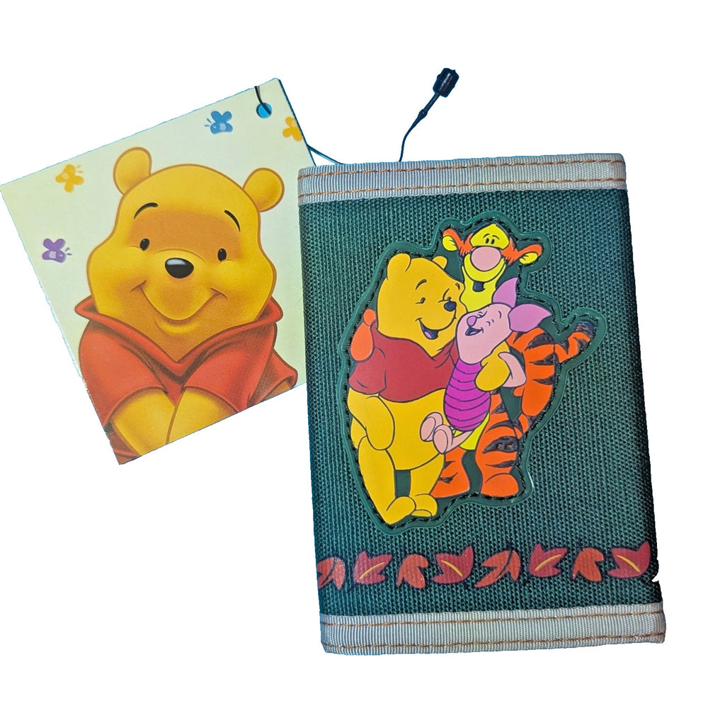 Disney Winnie The Pooh Piglet Tigger Tri-fold Wallet - Green