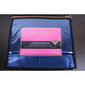 Juicy Couture Royal Blue Satin 4pc KING Sheet Set Easy Care Soft Sleek Smooth