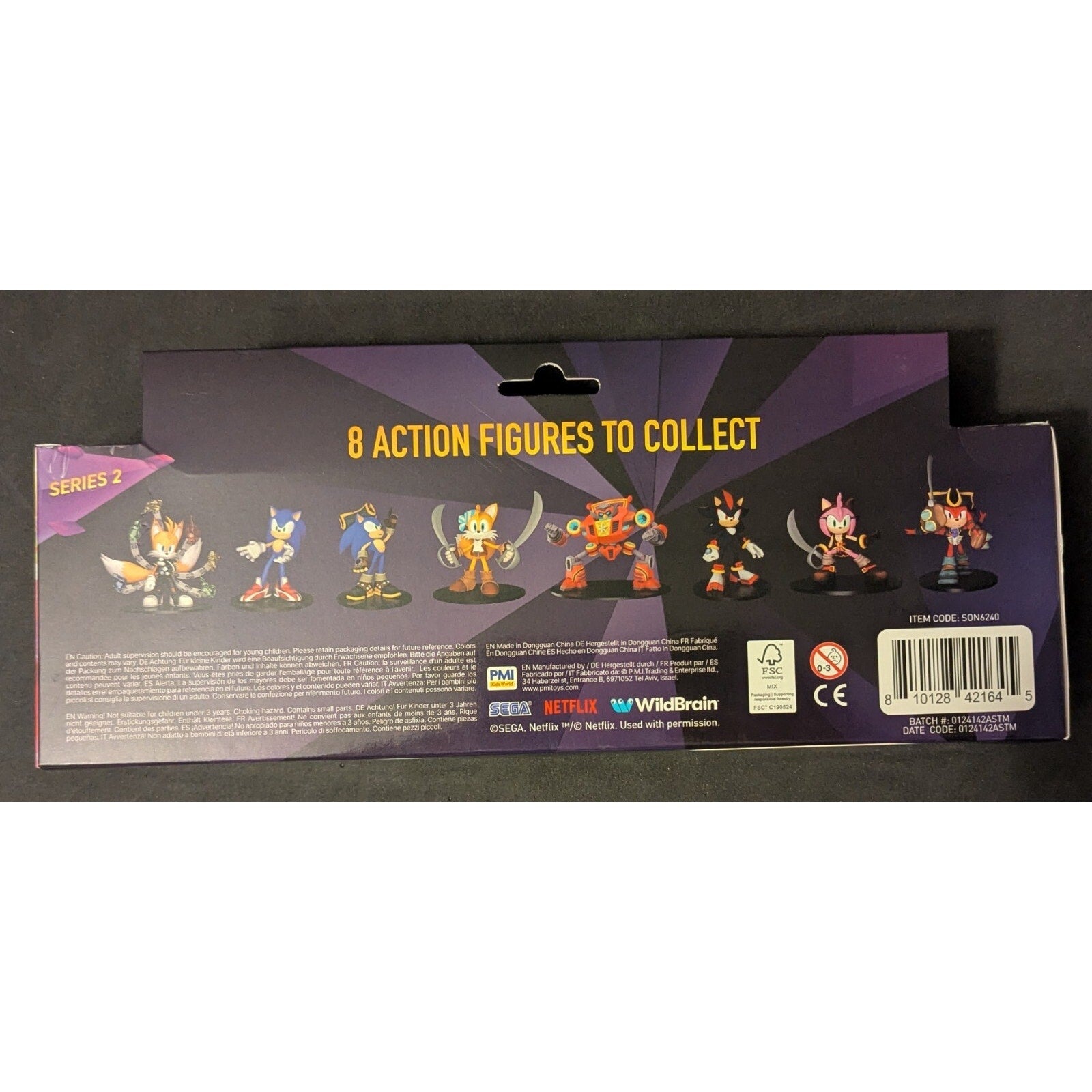Sonic Prime Series 2 Collection 4 Pack Action Figures 3-Inch Toy