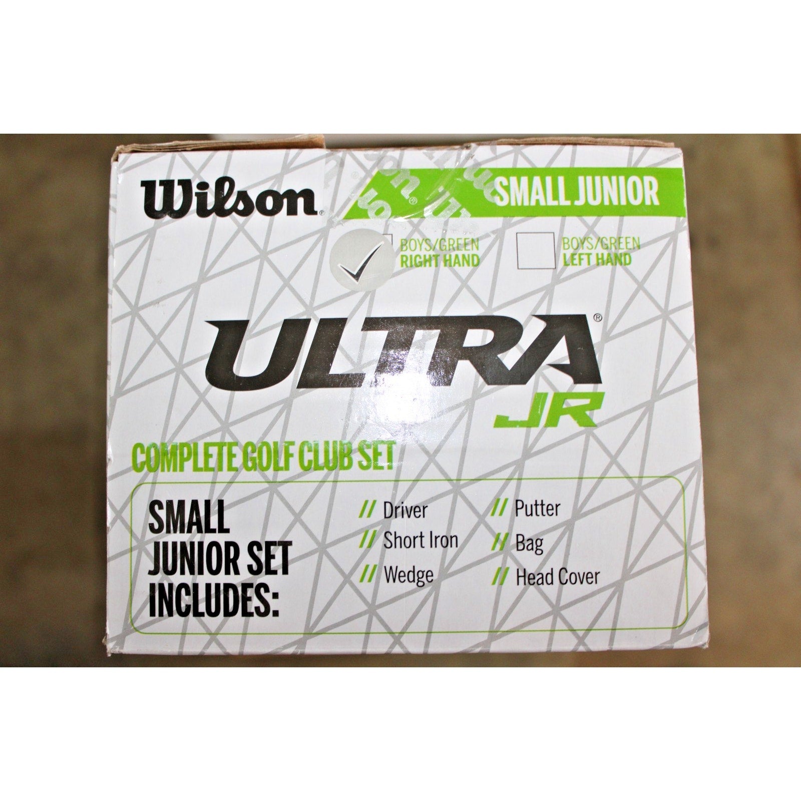 WILSON Ultra Jr, Small Junior 4 Golf Club Set RH/ w Bag Ages 5-8 NEW IN BOX