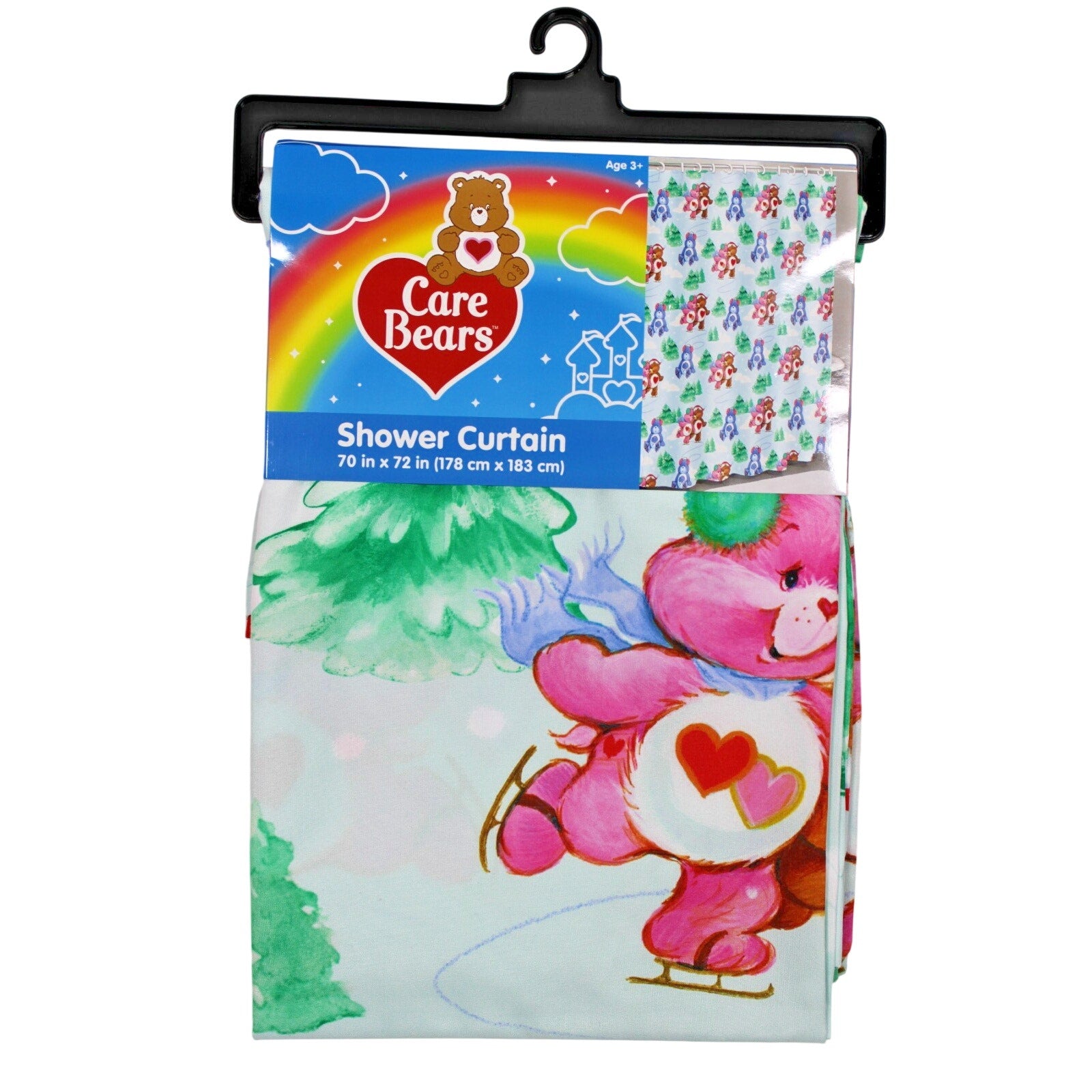 Care Bears Christmas Holiday Fabric Shower or Window Curtain