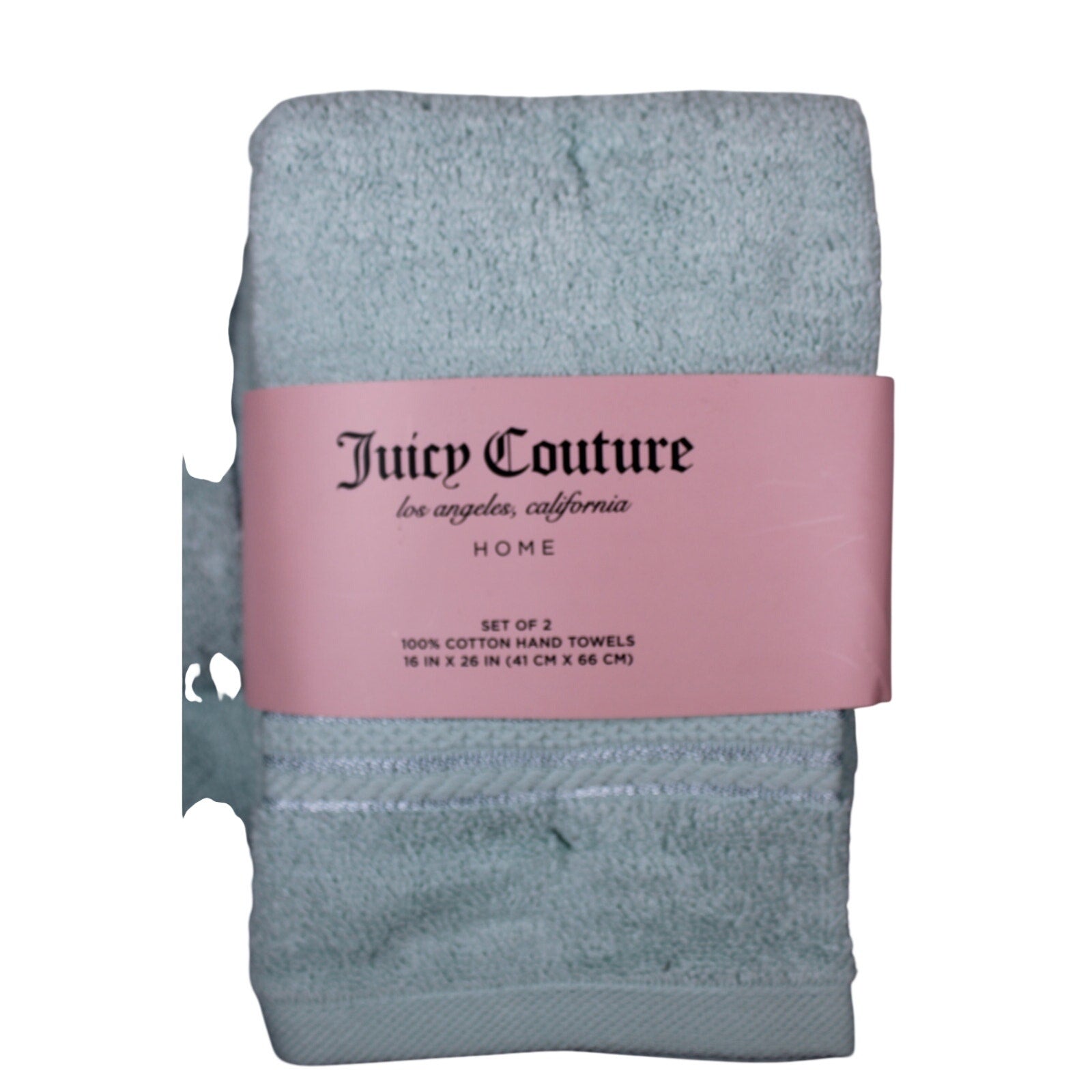 Juicy Couture MINT Bath Towel Set 8 Pieces, 2 Bath Towels, 2 Hand, 4 Wash Cloths