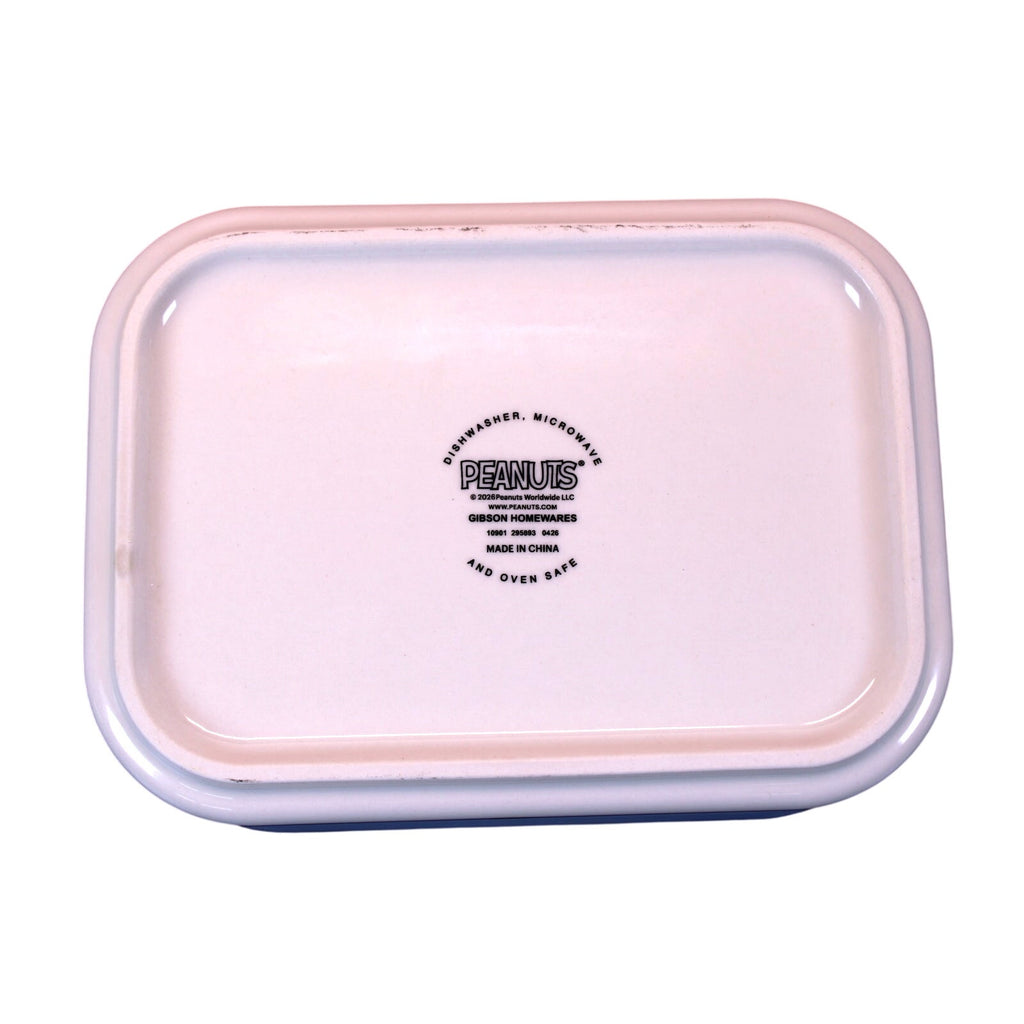 Fun Peanuts Snoopy & Lucy 'SMAK!' Stoneware Lunch Box
