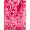 Juicy Couture Kids Plush Throw, 50x70, Bows, JC Logo, Pink, Soft