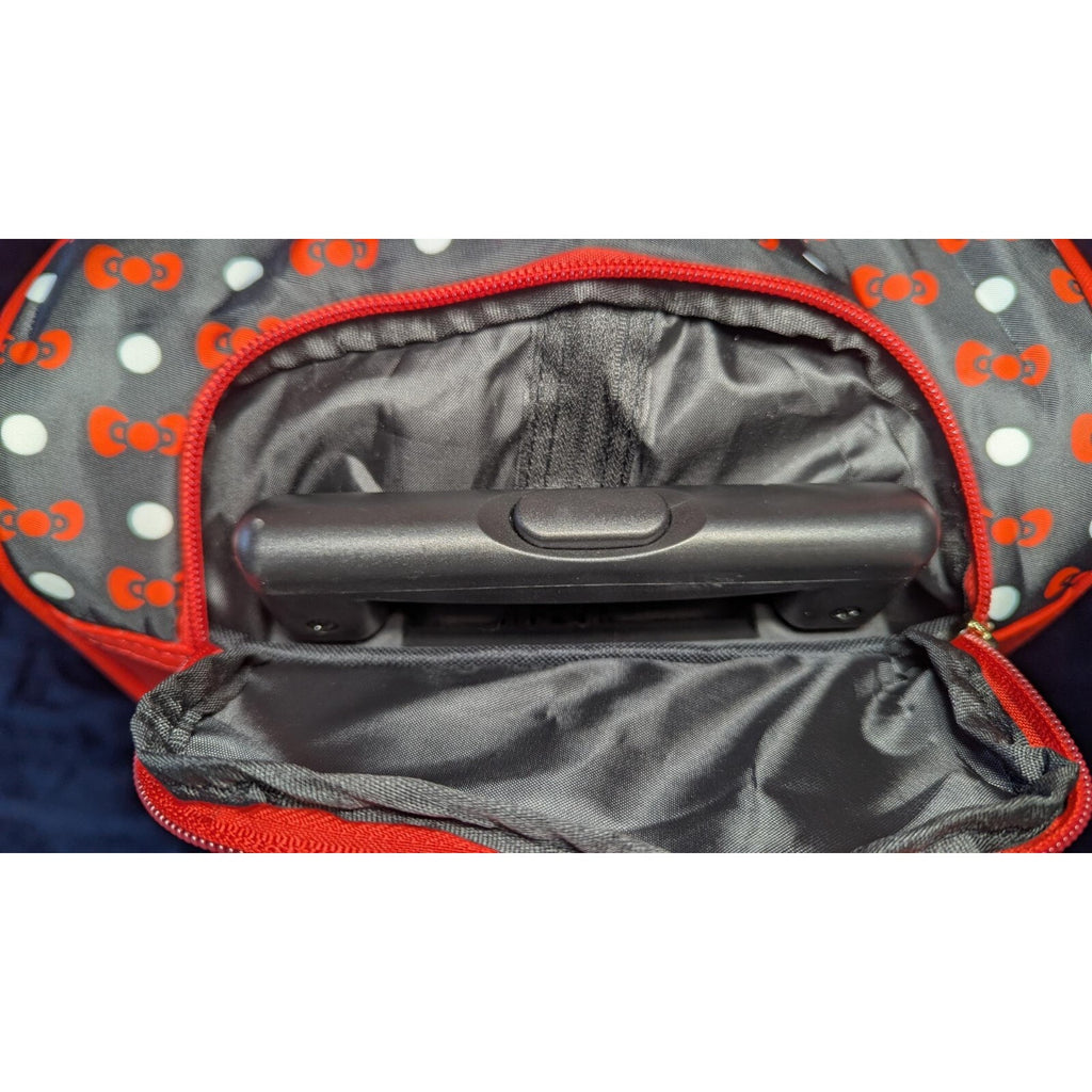Hello Kitty Carryon Travel/Weekend Bag with Wheels and adjustable handle.