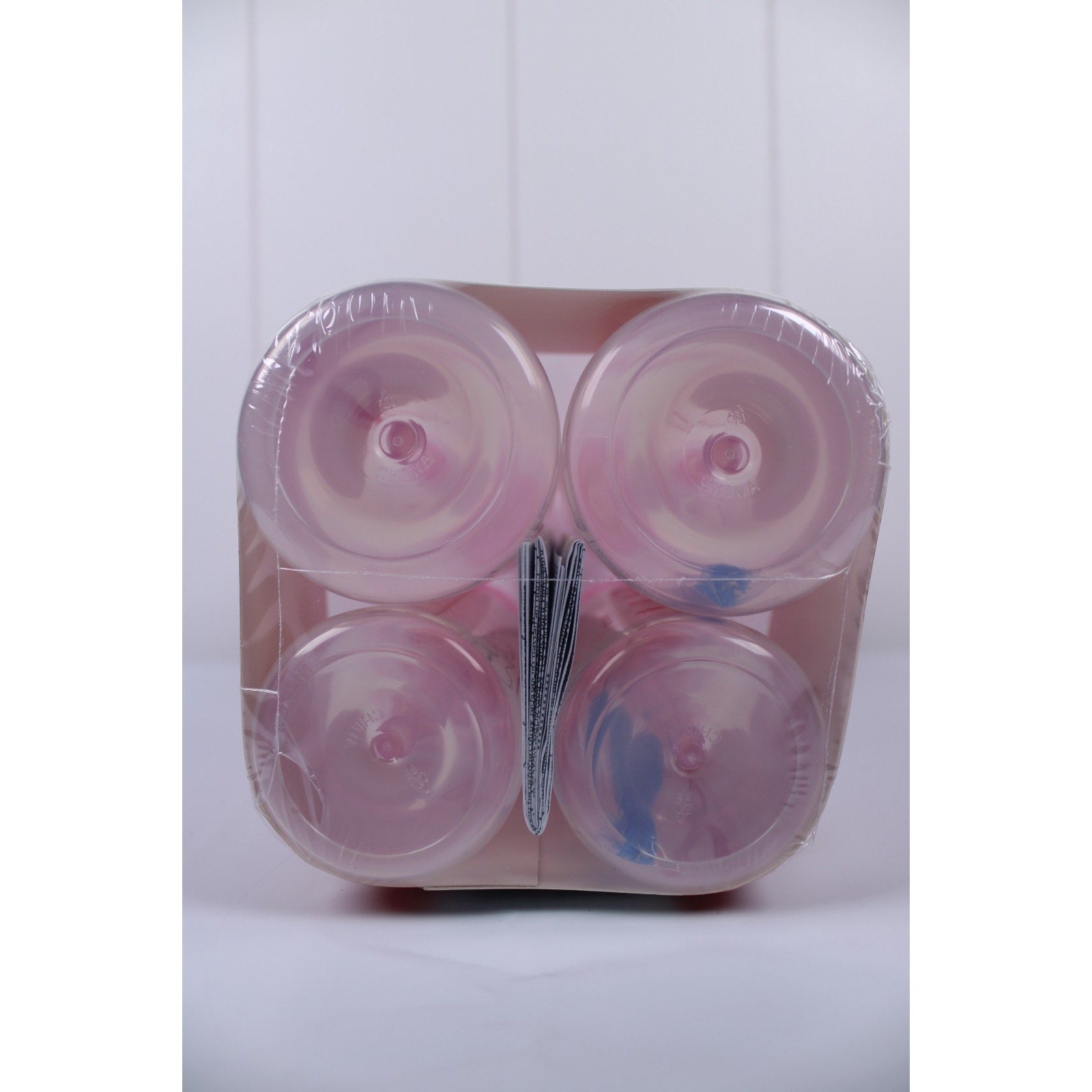 Dr Brown's Natural Flow BPA Free 0m+ Level 1 PINK 2+2 Bottles 4 Pack Set