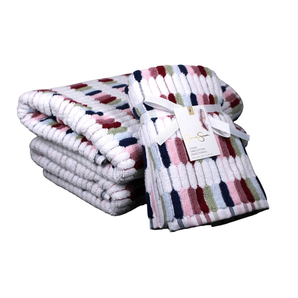 Jessica Simpson 4pc Bath Towel Set -  2 Bath Towels & 2 Hand Towels - NEW
