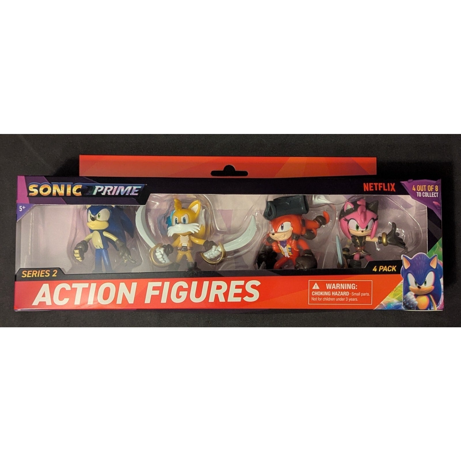 Sonic Prime Series 2 Collection 4 Pack Action Figures 3-Inch Toy