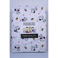 Peanuts Snoopy Queen 4pc Sheet Set By Berkshire Heart Valentines Woodstock NEW