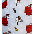 PEANUTS Santa SNOOPY WOODSTOCK doghouse 39"x26"x5" Christmas Lg Dog Cat Pet Bed