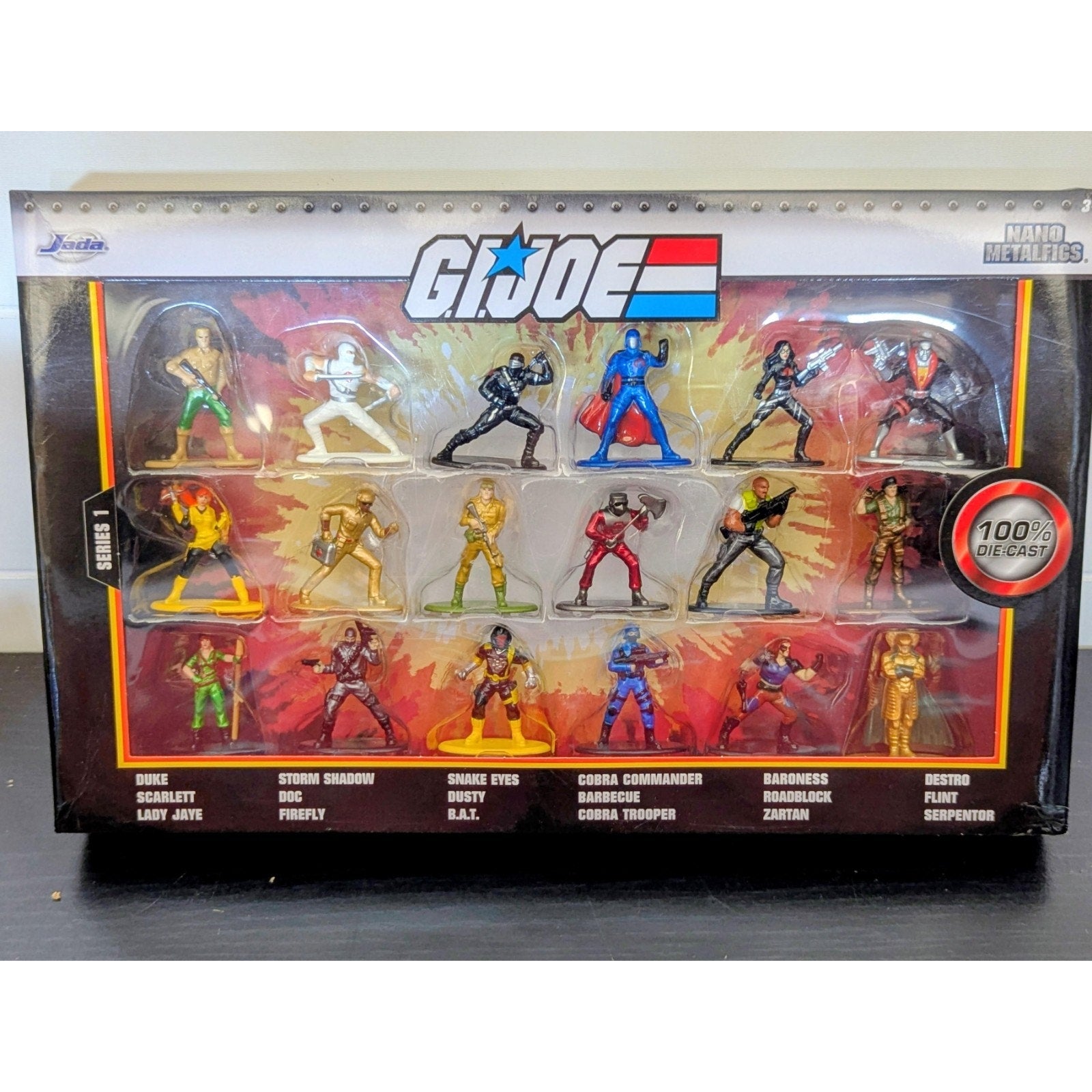 (Series 1) G.I. Joe Nano MetalFigs- 1.65" Diecast Figures 18-Pack, Jada Toys NEW