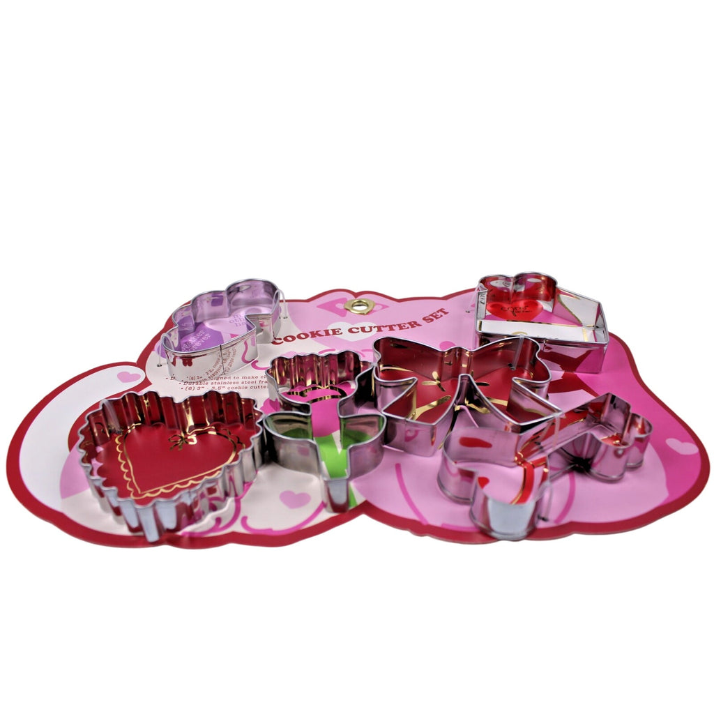 Core Kitchen Deep Cookie cutter set stainless steel 6 Piece Valentine's Day