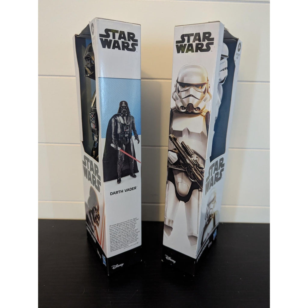 STAR WARS Stormtrooper & Darth Vader 11" Action Figures & Accessories - New