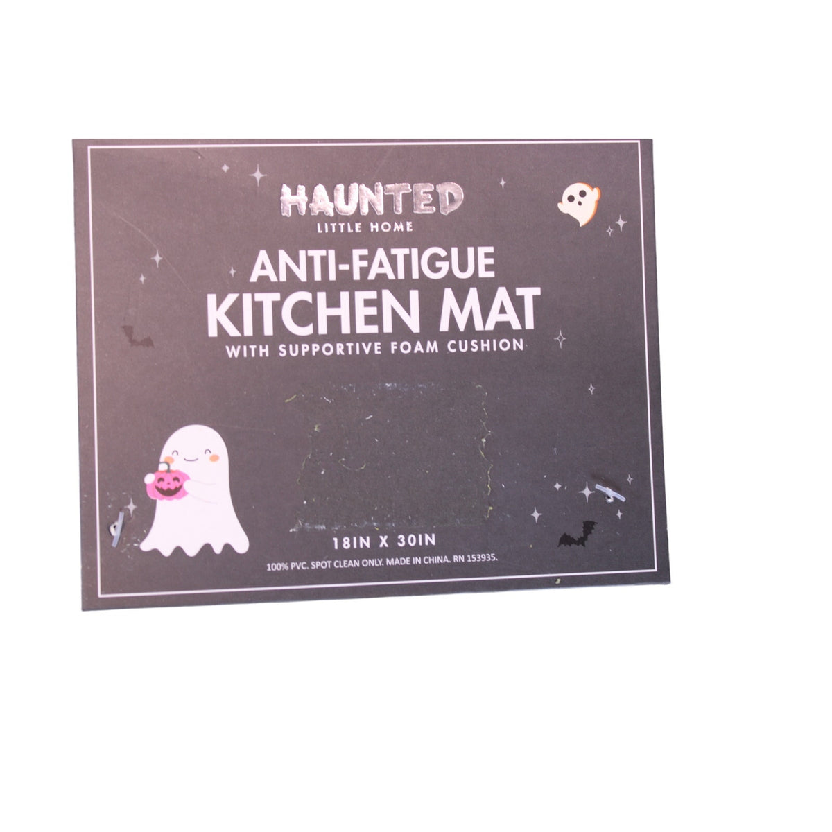 Haunted Little Home Anti-Fatigue Kitchen Mat Halloween 18x30, Pumpkins, Mixer