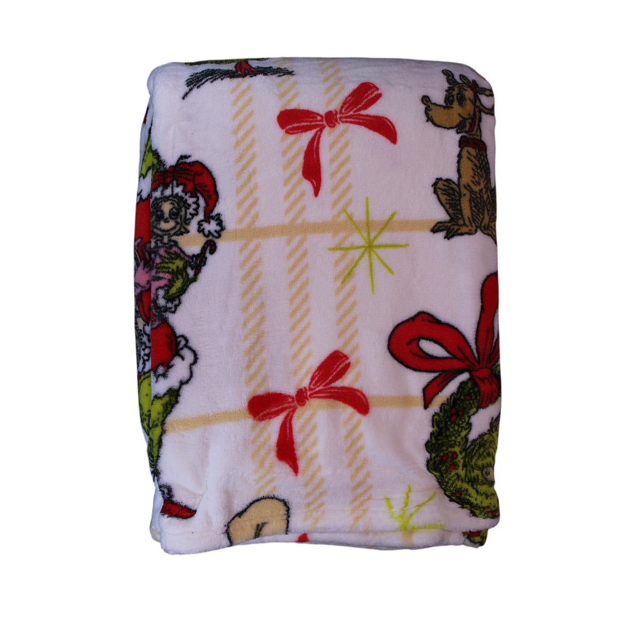 Dr. Seuss The Grinch Oversized Christmas Holiday Throw Blanket Soft Fleece