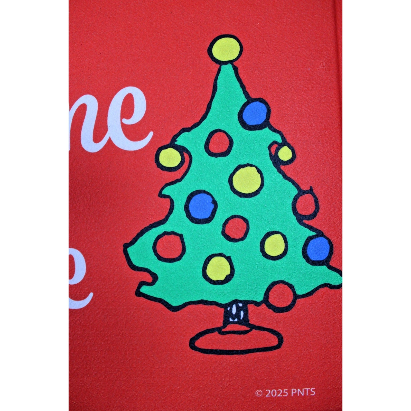 PEANUTS Snoopy Green Puffer Jacket Welcome to our Home Floor Mat 20”X32”