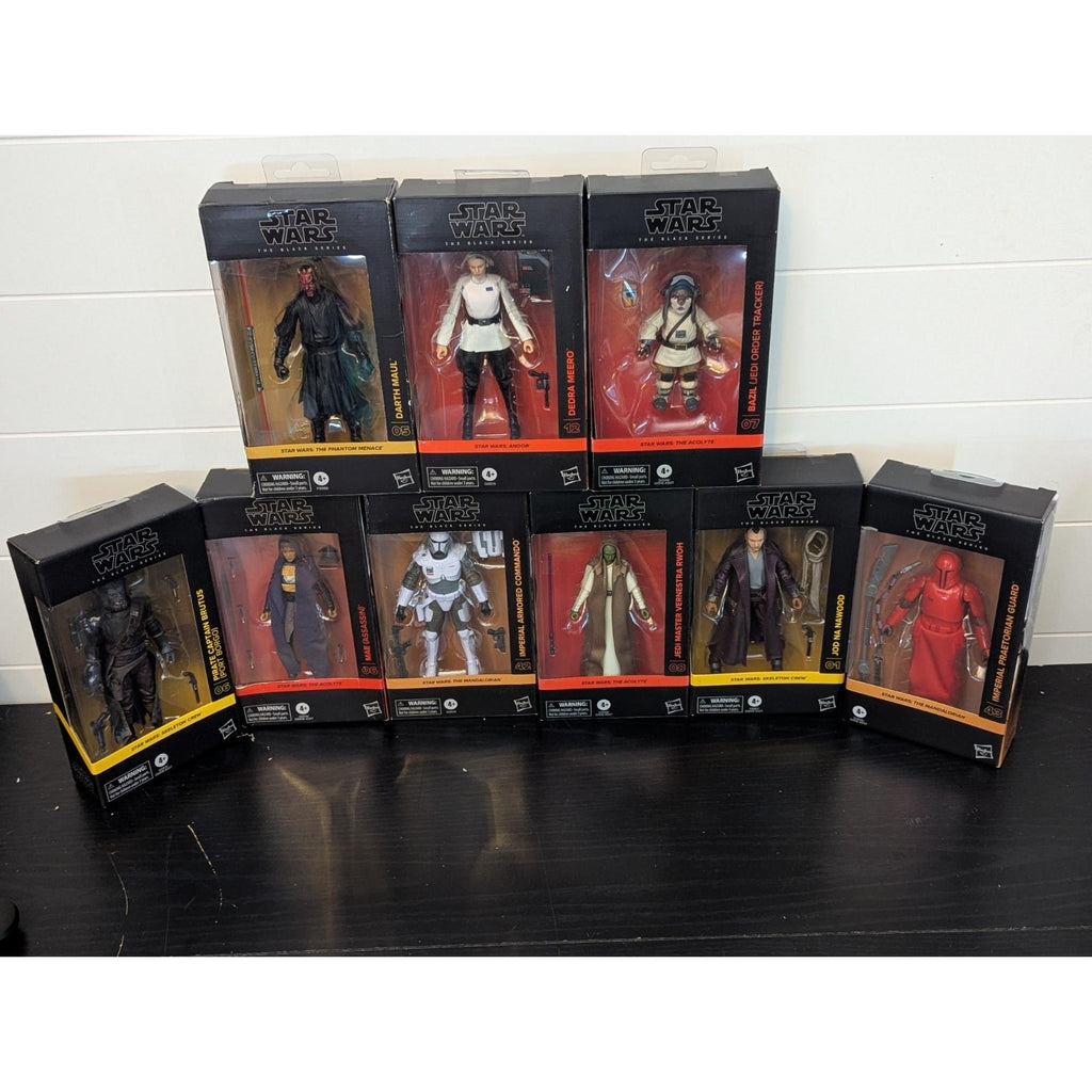 Star Wars the Black Series MIXED lot of 9 - Unopened