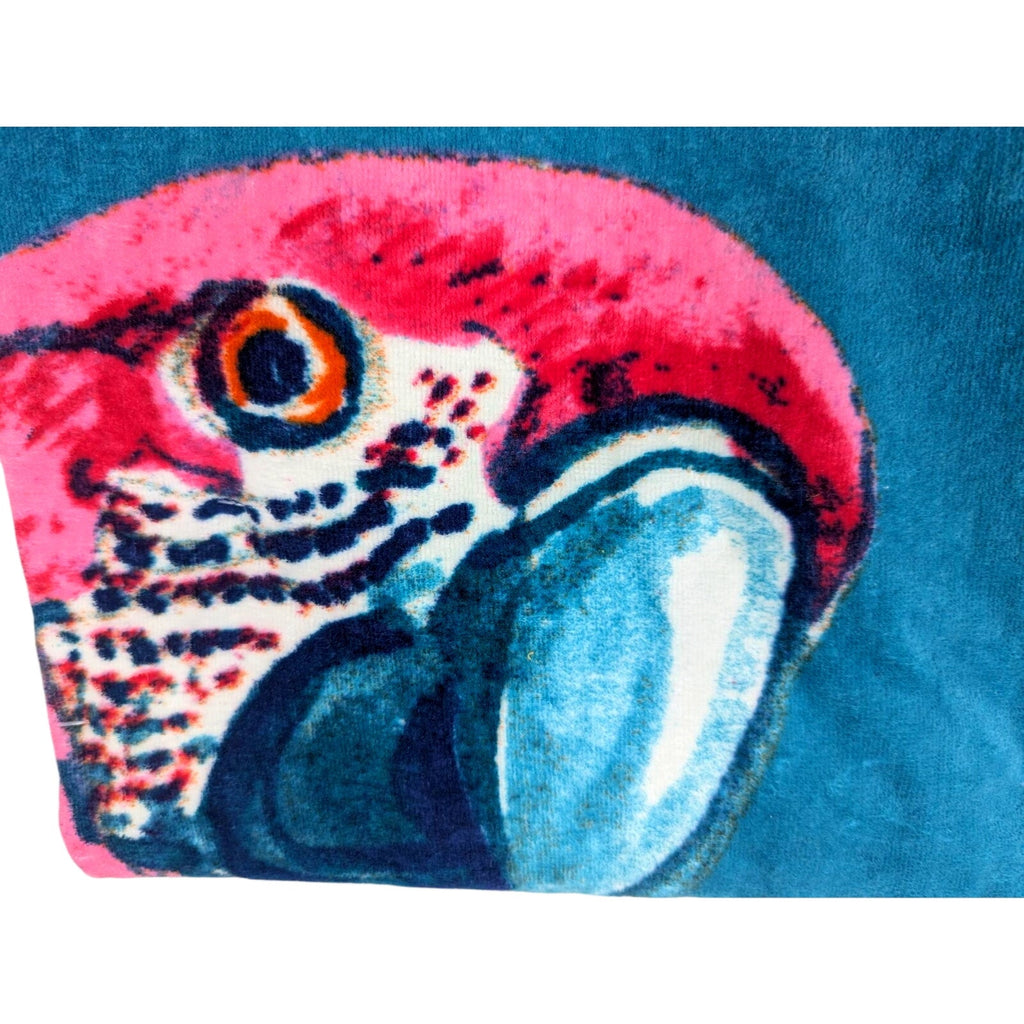 Sand & Surf Beach Towel 36" x 68" Parrots 100% Cotton