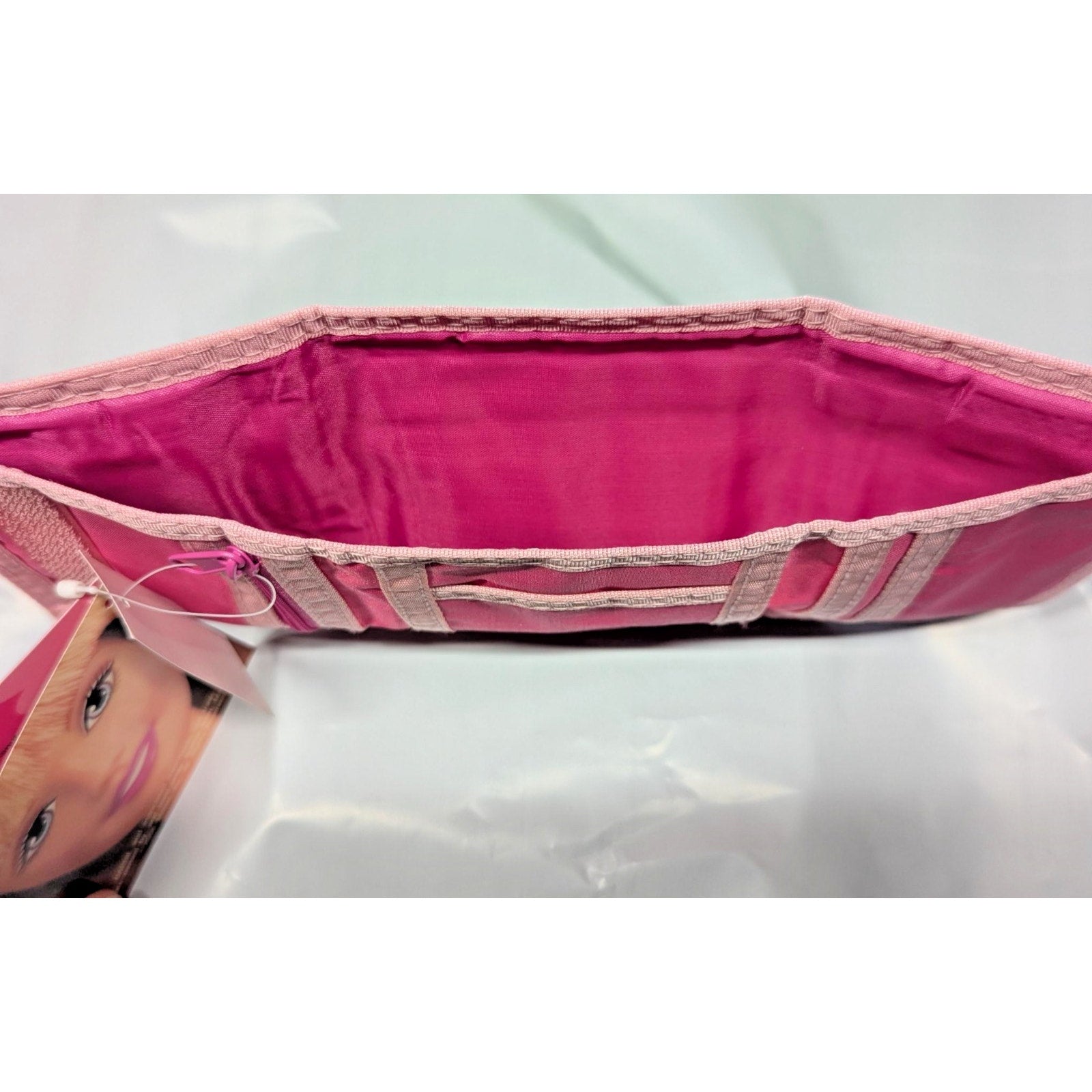 Mattel Barbie Pink Flower Pink Trifold Wallet 2006 Global Design Concepts