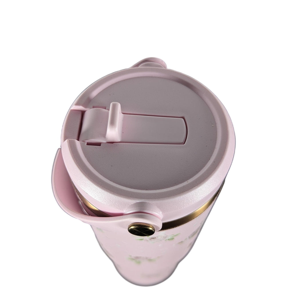 Hydrapeak Nomad 32oz Tumbler Artisan Collection Baby Pink, Roses
