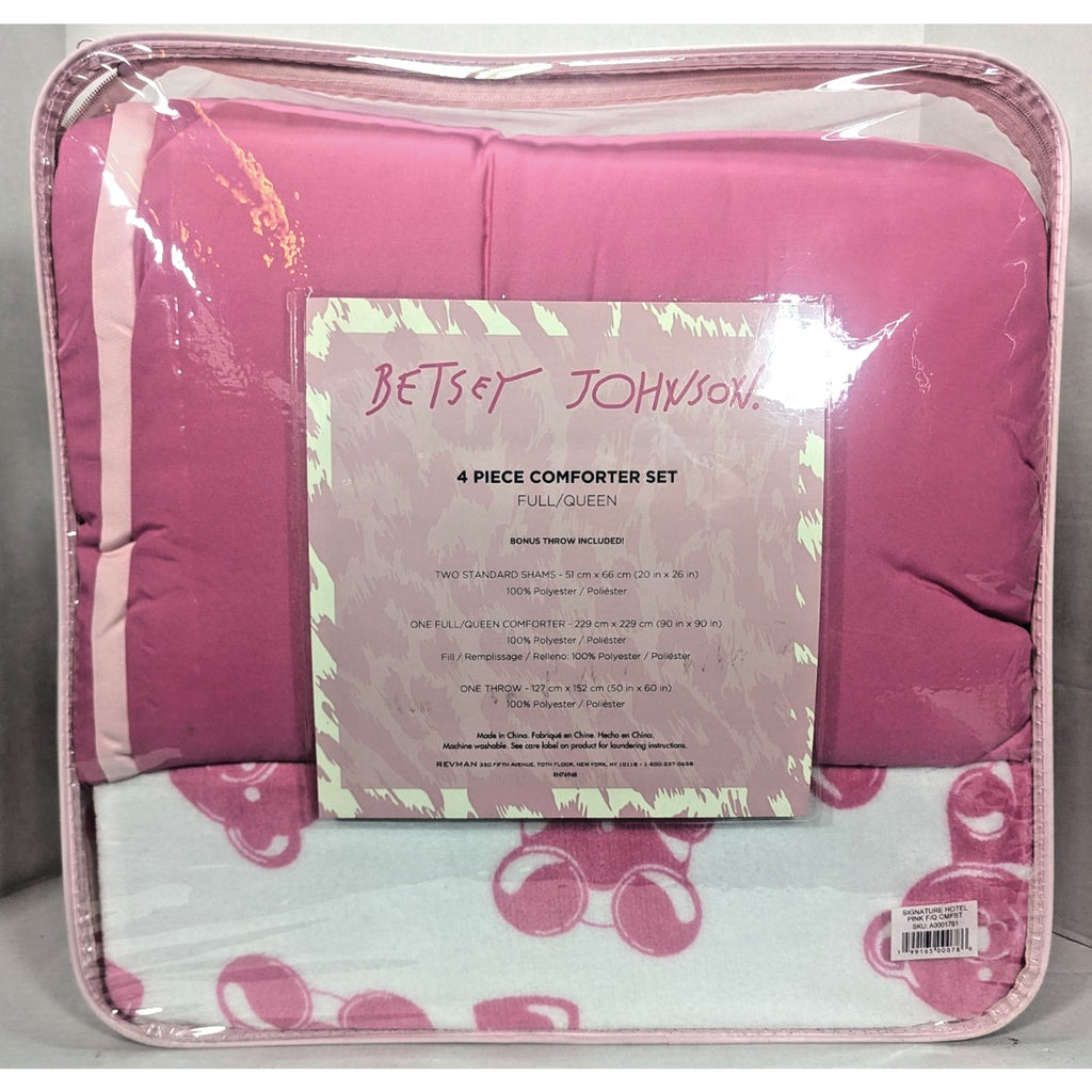 Betsey Johnson - Gummy Bear Full /Queen Comforter Set w/ bonus Throw Blanket