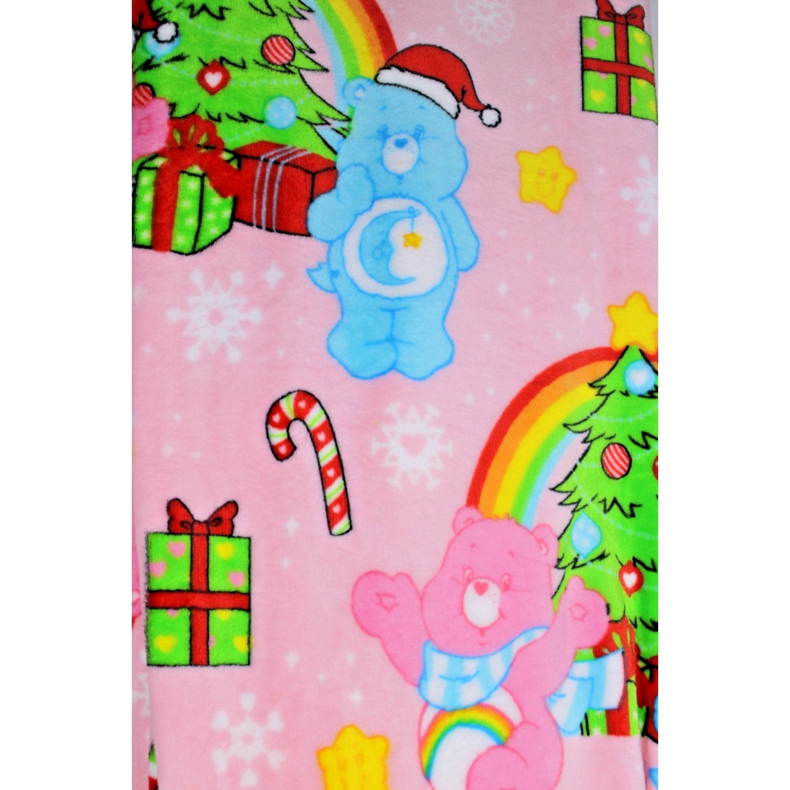 Cloudco Viral Care Bears Twin Size 60" x 90" Plush Christmas Blanket Hard 2 Find