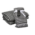 RACHEL ZOE 4pc Bath Towel Set Black White Polka Dot Bath, Hand - Turkish Towels  NEW