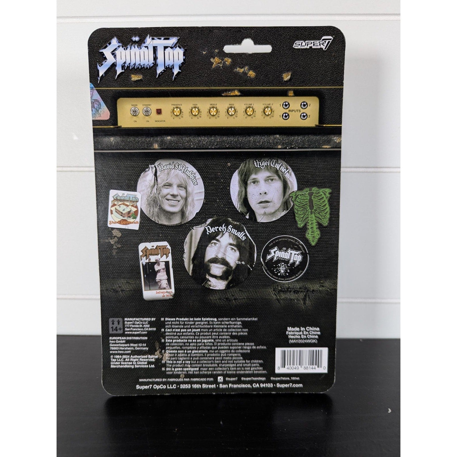 Spinal Tap - Super7 - Spinal Tap - ReAction Figures Wave 01 - Derek Smalls - NEW