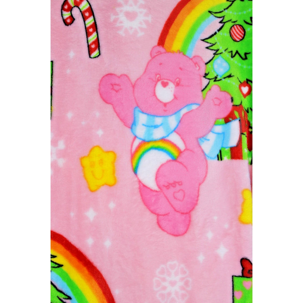 Cloudco Viral Care Bears Twin Size 60" x 90" Plush Christmas Blanket Hard 2 Find