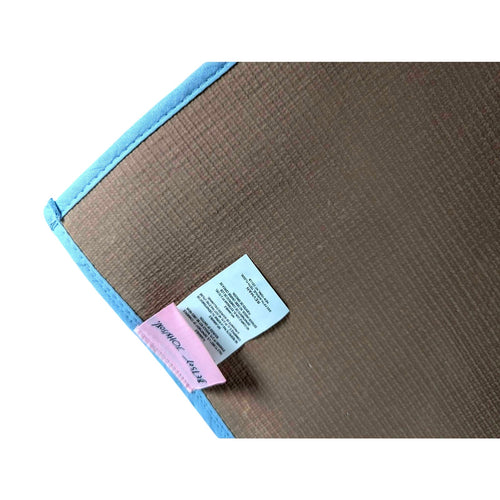 Betsey Johnson - Baby Blue Teddy Bear Soft Bathroom Bath Mat Rug Rubber Back NEW