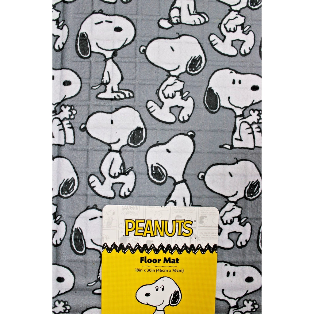 Peanuts All Snoopy different poses Rubber Floor Mat 18”X 30”