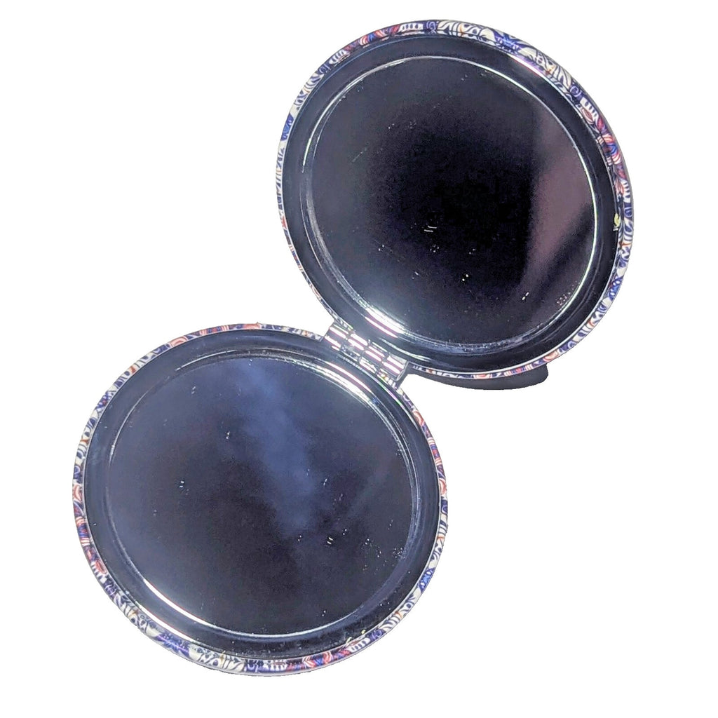 Pocket Mirror for Women Small Travel Mirror Magnifying Mandala Designs Flowers
