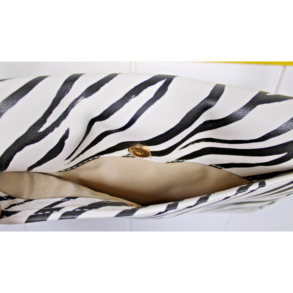 I.N.C. International Concepts Averry Tunnel Small Crossbody ELLIE ZEBRA