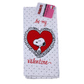 Peanuts Snoopy BE MY VALENTINE Set of 2 Kitchen Towels Free Shipping 18" x 28"