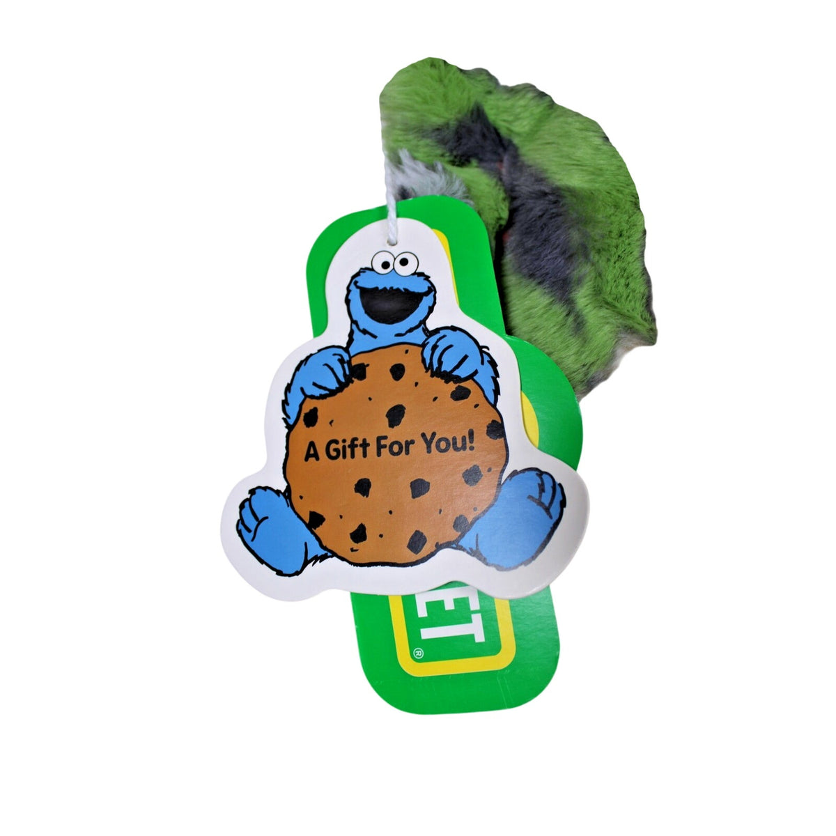Sesame Street Elmo Big Bird Cookie Monster 50" X 70" Faux Fur Plush Blanket NWT
