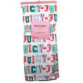 JUICY COUTURE PLUSH PRINTED THROW 50" X 60" JUICY COUTURE with CROWNS